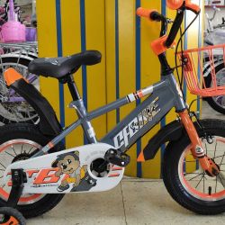 BMX 12 16 GREY ORANGE